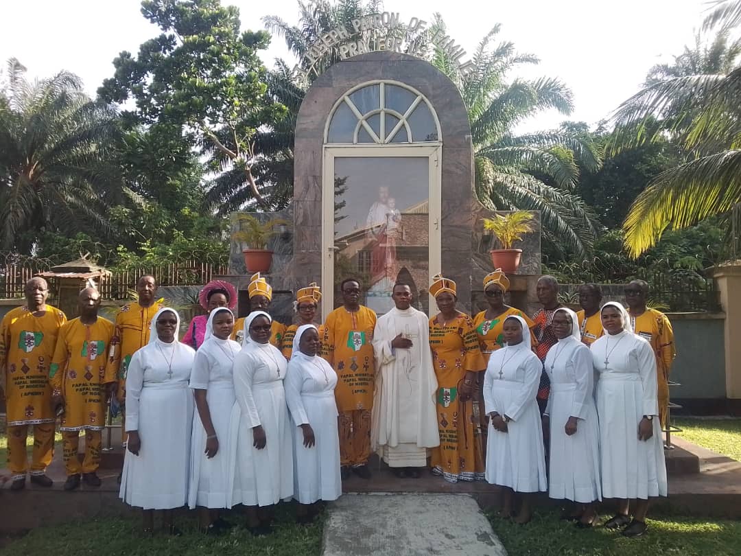 Members of the National Executive on a courtesy visit to the Archbishop of Abuja, Most Rev. Ignatius Kaigama